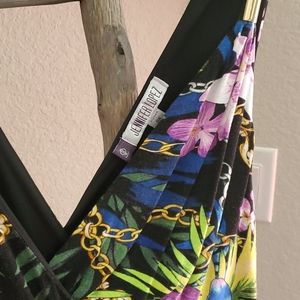 Tropical print fun dress